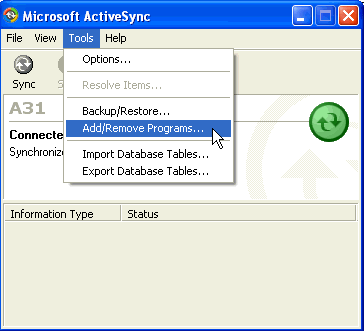 ActiveSync Help Visual 04
