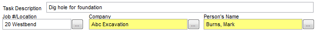 Assignee field