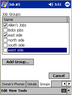 Grouping offers faster retrieval of pertinent information, and allows easier sorting to similar projects.