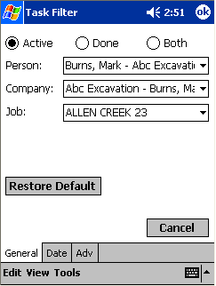 Managing has never been easier with the sorting options the Pocket PC version of VirtualBoss offers...