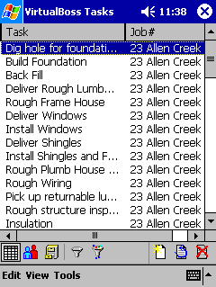 ...giving the total package for that jobsite, rather than hunting through Project, a file at a time.